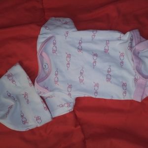 Onesie w/ matching hat